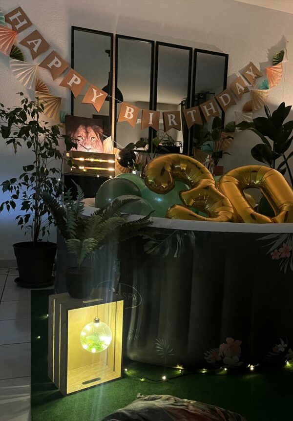 soirée thématique avec jacuzzi